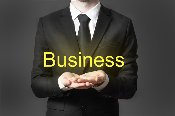 businessman with open hands business - Valokuva, kuva