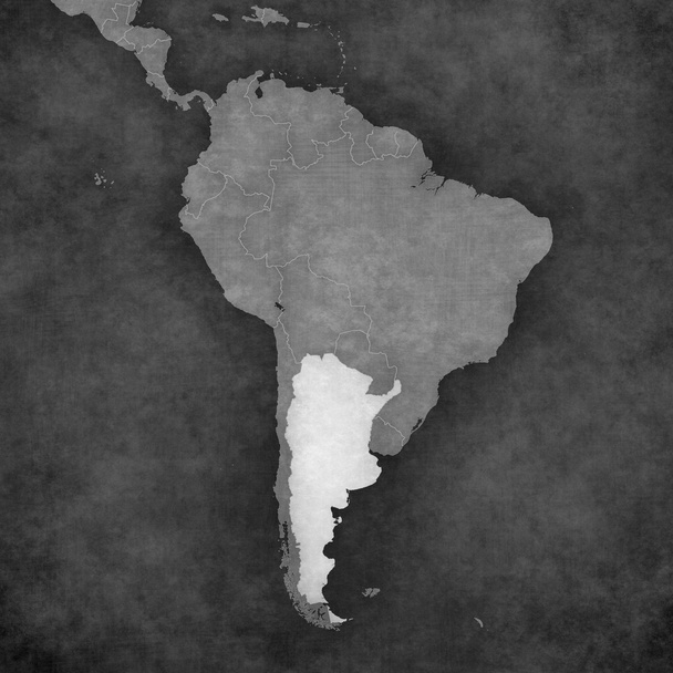 Mapa de Sudamérica - Argentina
 - Foto, imagen