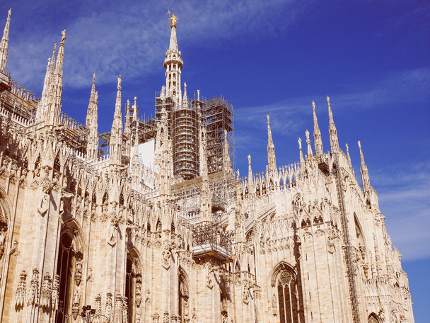 retro olhar milan catedral
 - Foto, Imagem