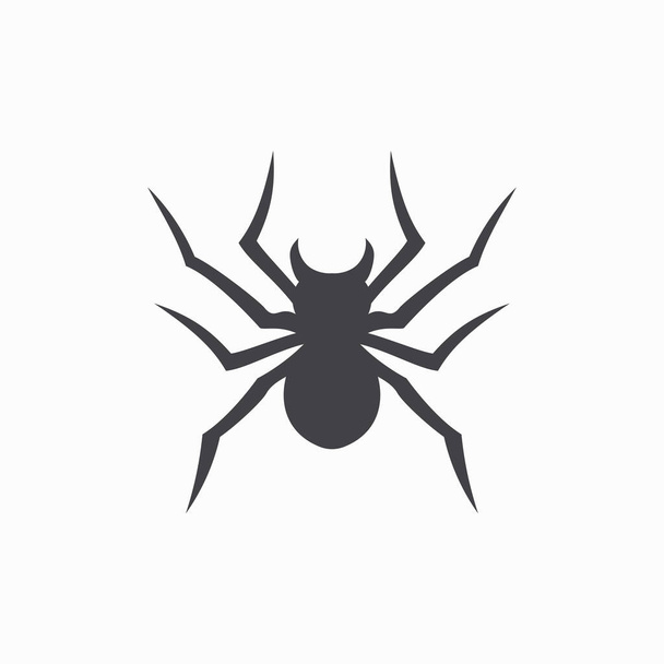 Шаблон логотипу павука вектор і піктограма  - Вектор, зображення