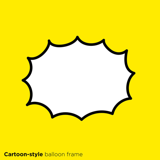 Basit bir tasarım konuşma balonunun çizim materyali - Vektör, Görsel