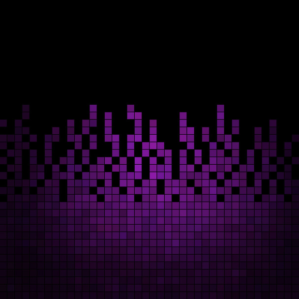 Абстрактный квадратный пиксельный мозаичный фон - Вектор,изображение
