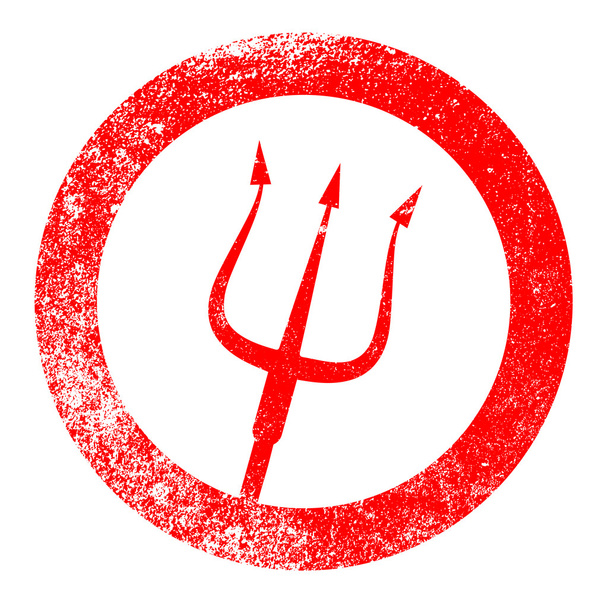 Devils Pitchfork - Vector, Image