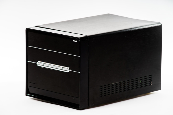 Elegant computer box isolated on white - Fotografie, Obrázek