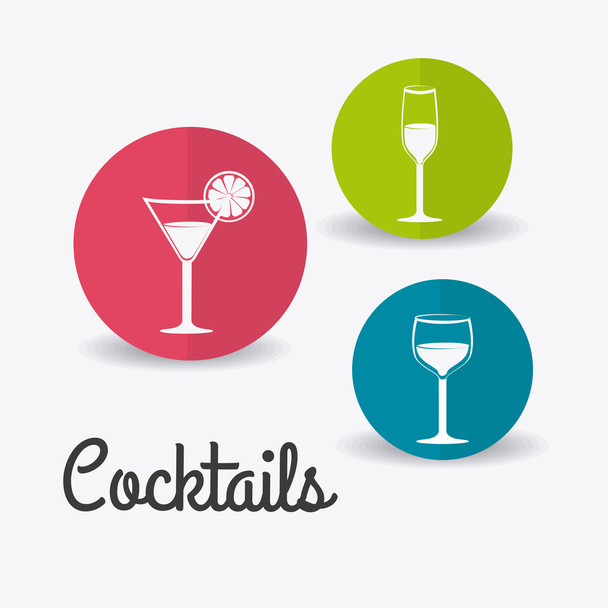 Cocktail design. - Вектор, зображення