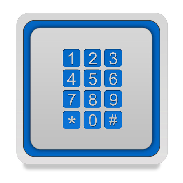 calls square icon on white background - Foto, immagini
