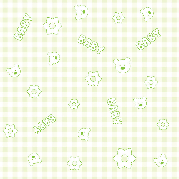 Cute baby Seamless pattern - Vecteur, image