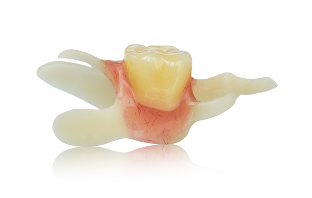 Ενιαία τεχνητή οδοντοστοιχία - ψεύτικο δόντι - ελαστική προσθετικής - Φωτογραφία, εικόνα