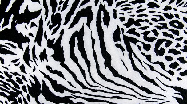 текстура друкованої тканини смугаста зебра і леопард для фону
 - Фото, зображення