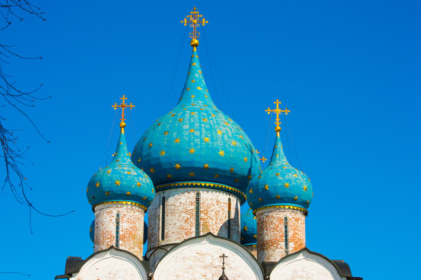 Russia. The City Of Suzdal. Winter. An Orthodox Church. - Zdjęcie, obraz