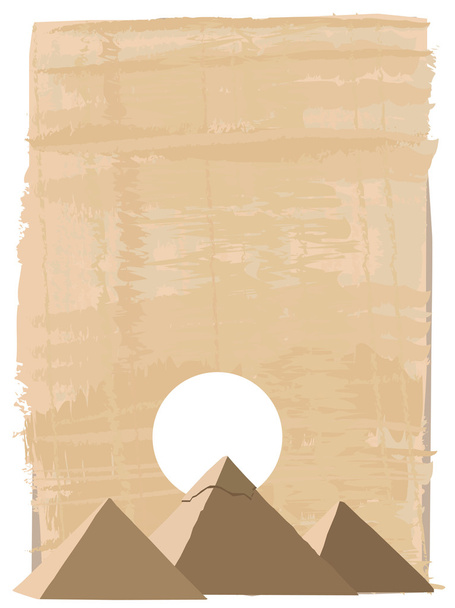 gízai piramisok - Vektor, kép