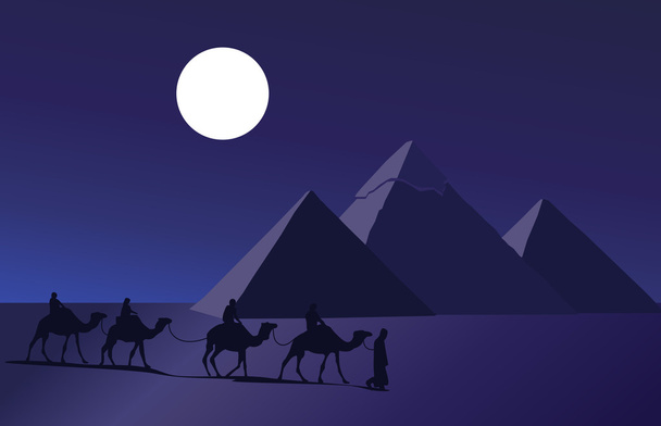 Camel caravane
 - Vecteur, image
