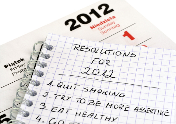 New Year's resoluties - Foto, afbeelding
