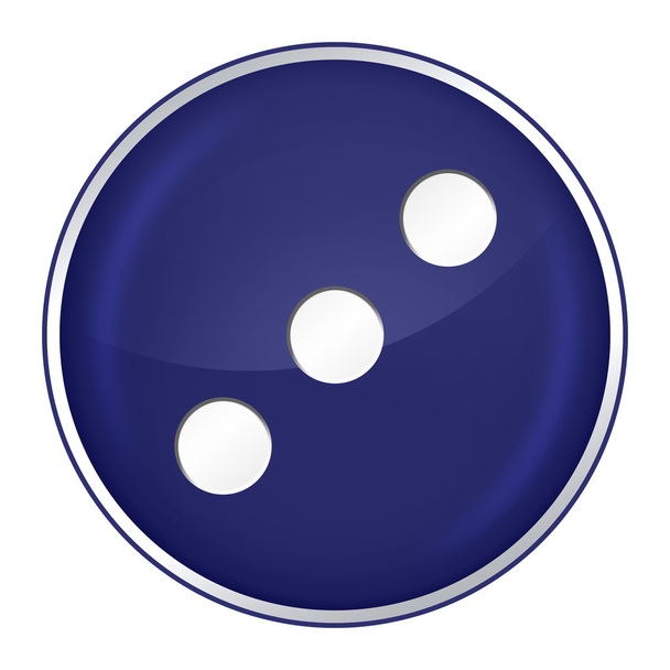 Round Button with Symbol - Foto, Bild