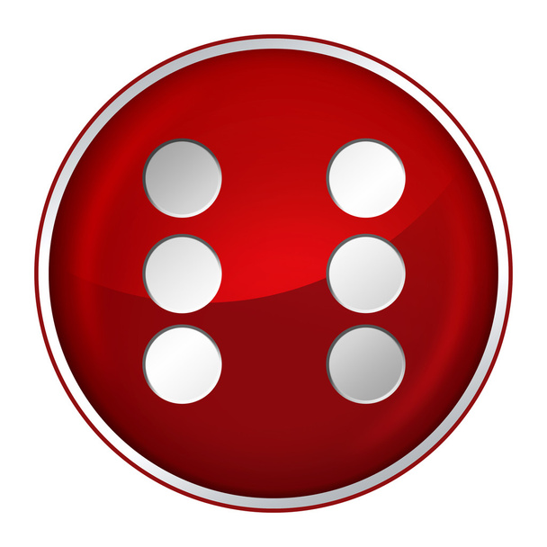 Round Button with Symbol - Fotó, kép