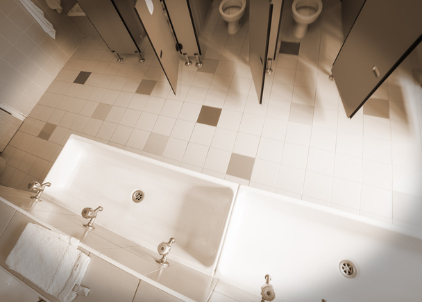 banyo anaokulu yukarıdan fotoğrafı - Fotoğraf, Görsel