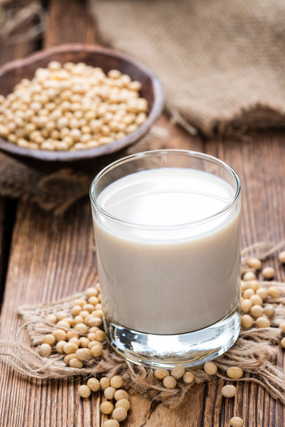 Soy Milk with some Seeds - Foto, imagen