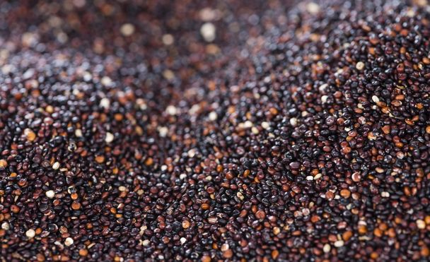 Black Quinoa background - Photo, image
