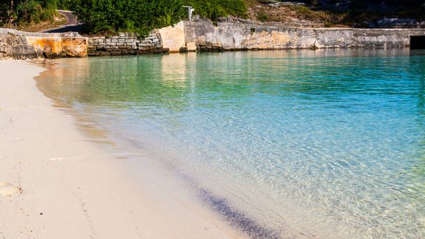 Horseshoe Bay Beach e Deep Bay Beach a Hamilton, Bermuda - Foto, immagini
