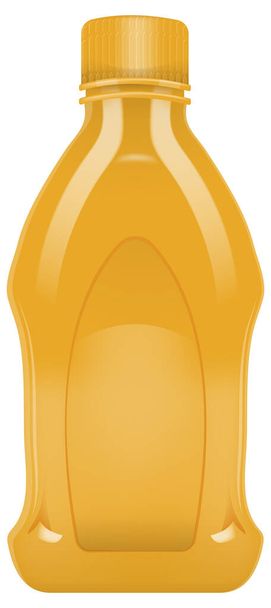 Illustration vectorielle d'une bouteille de miel scellée - Vecteur, image