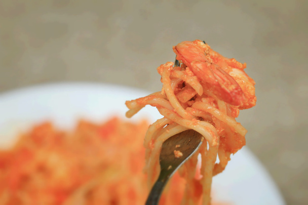 Спагетті з креветками
 - Фото, зображення