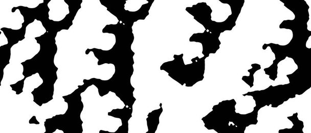 verontruste achtergrond in zwart-wit textuur met stippen en vlekken  - Vector, afbeelding