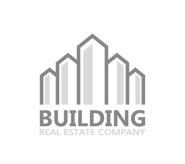 Immobilien-Logo - Vektor, Bild