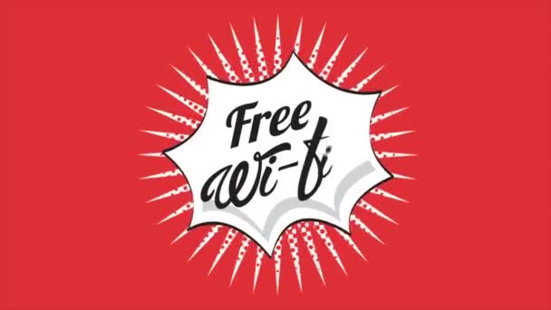 Free wifi, Video animation - Footage, Video