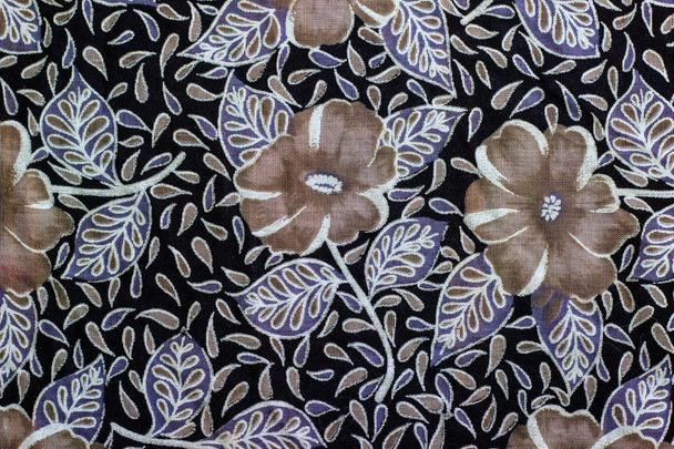 stof textuur vintage bloemmotief - Foto, afbeelding