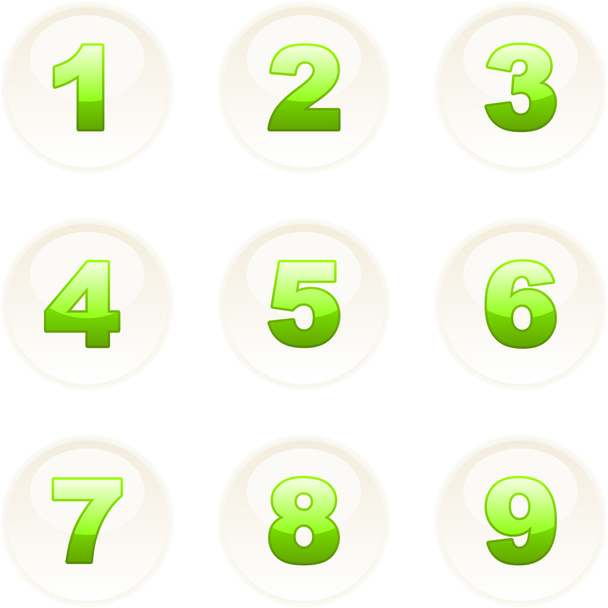 Pattern with numbers - Vector, Image