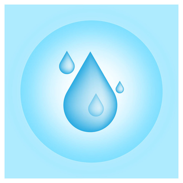 ilustración vector gráfico de gota de agua - Vector, Imagen