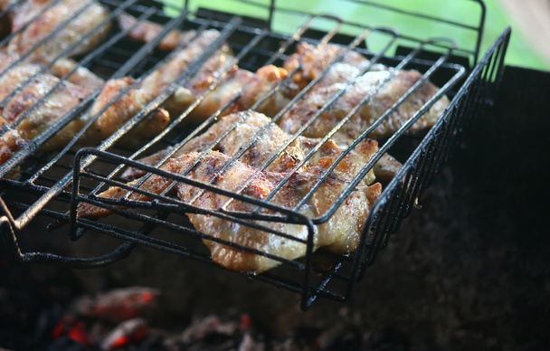 grilled chicken wings - Fotoğraf, Görsel