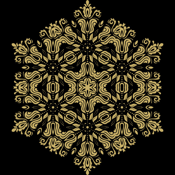 Patrón abstracto vectorial floral - Vector, imagen