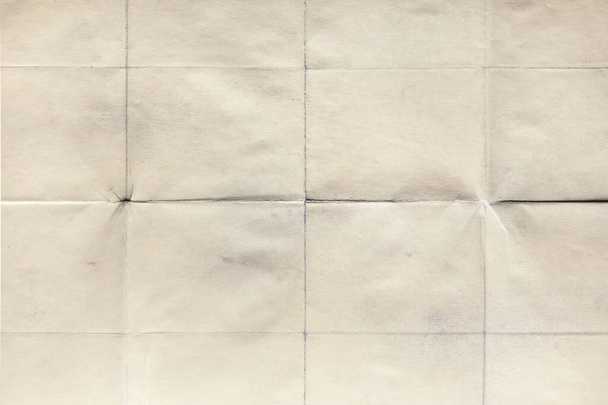 Старий зім'ятий аркуш паперу, текстурний фон - Фото, зображення