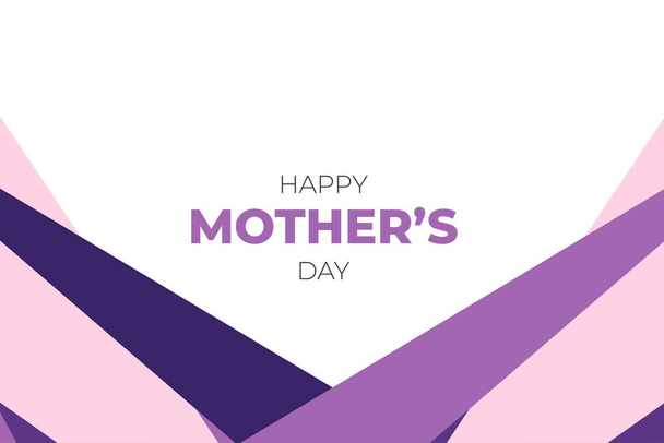Happy Mothers Day fond abstrait coloré - Vecteur, image