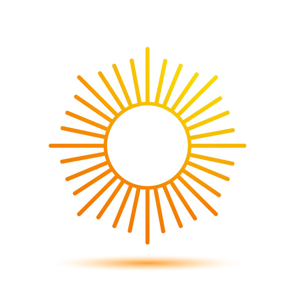 Vector Sun Icon - Vecteur, image