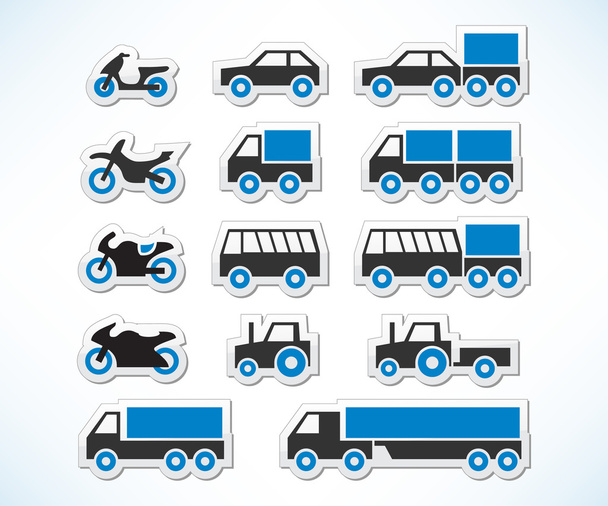 Transport icon set - Vector, Image