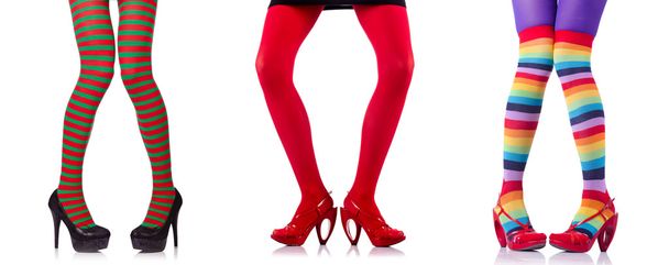 žena nohy izolované - Fotografie, Obrázek