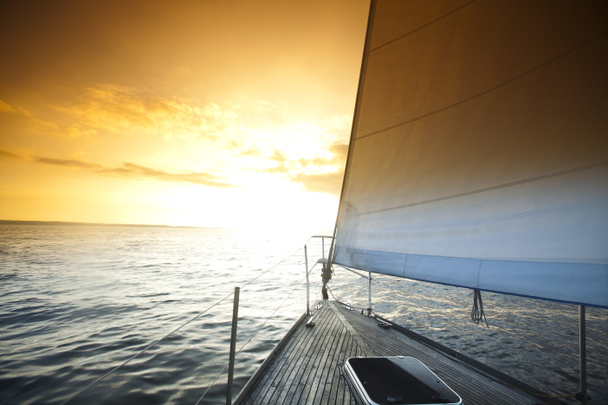 Sailing in the open sea - Photo, Image