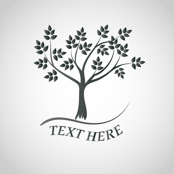 Tree logo vector - Vector, Imagen