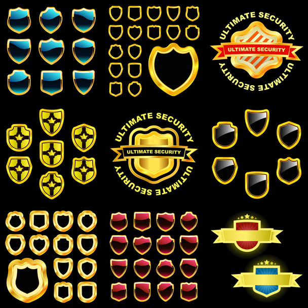 Vector shield collection for design - Vector, Image