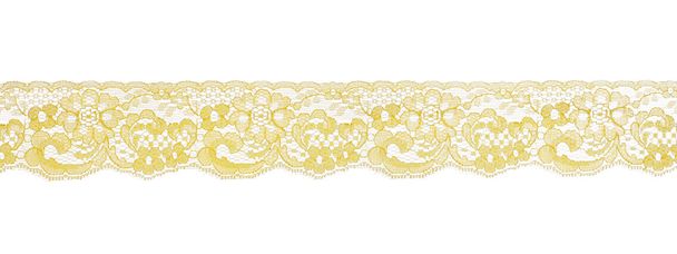 Yellow lace pattern - Photo, Image