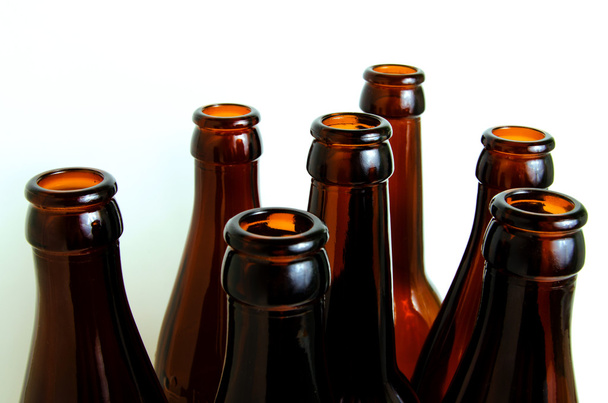 Glass bottles for industrial utilization. - Фото, изображение