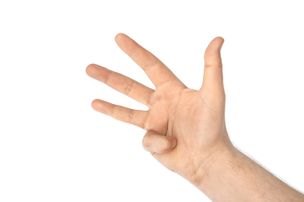 Подсчет рук - четыре
 - Фото, изображение
