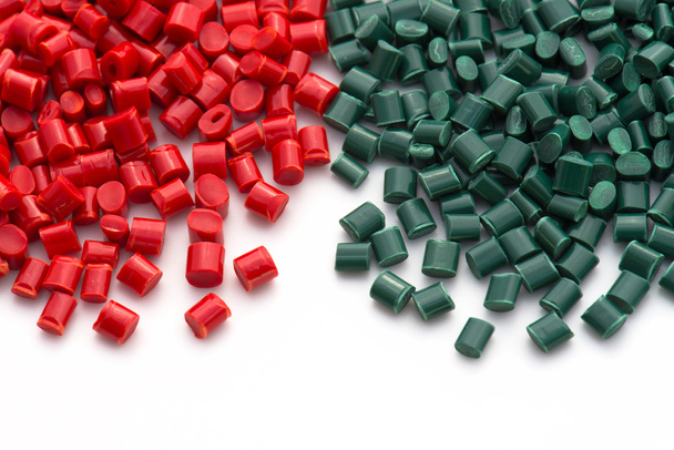 rotes und grünes Polymerharz - Foto, Bild