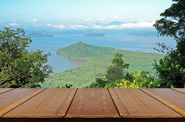 Vista da janela do mar de Andamão da costa ocidental da Tailândia
. - Foto, Imagem