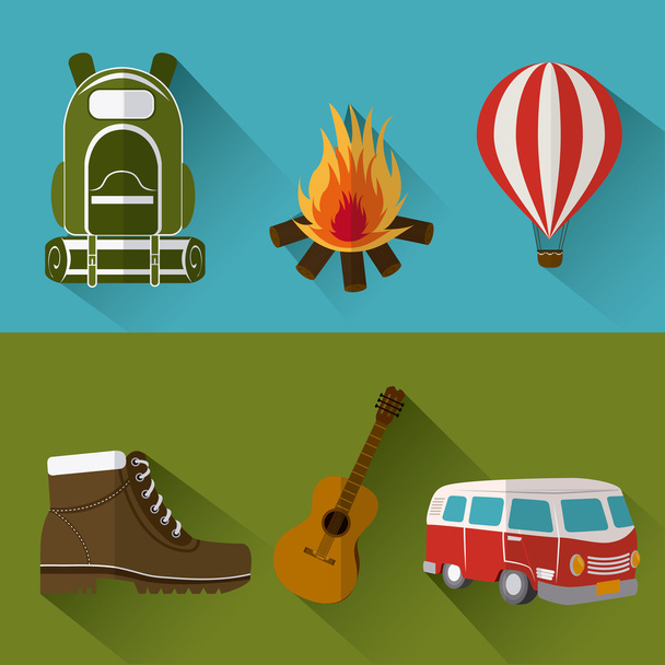 Camping design. - Vector, Image