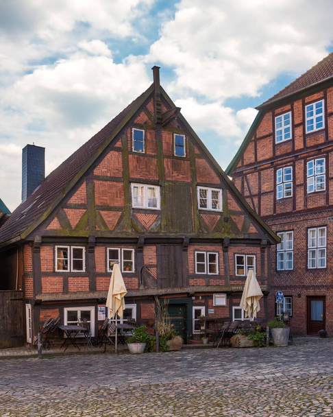 Lauenburg régi házai - Németország - Fotó, kép