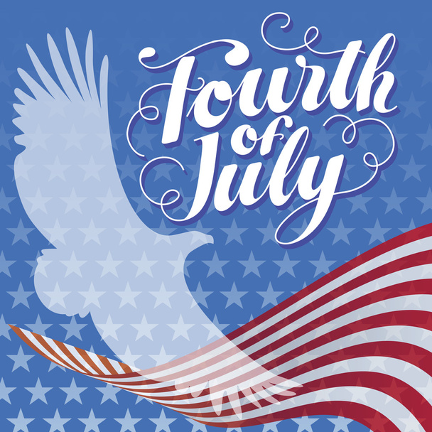 Fourth of July - Vector, afbeelding