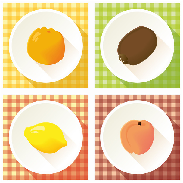 Set of fruit - ベクター画像